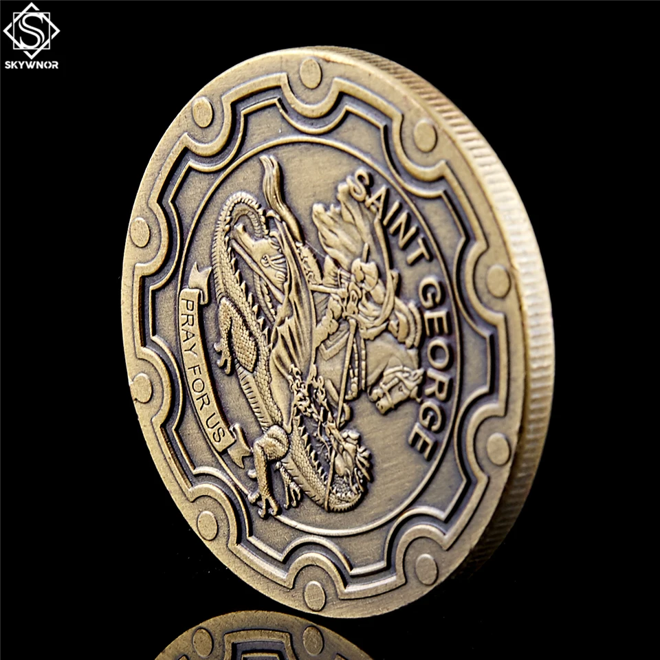 Бронзовая Монета США 2003 военная операция в Ираке новый рассвет Святейший Джордж