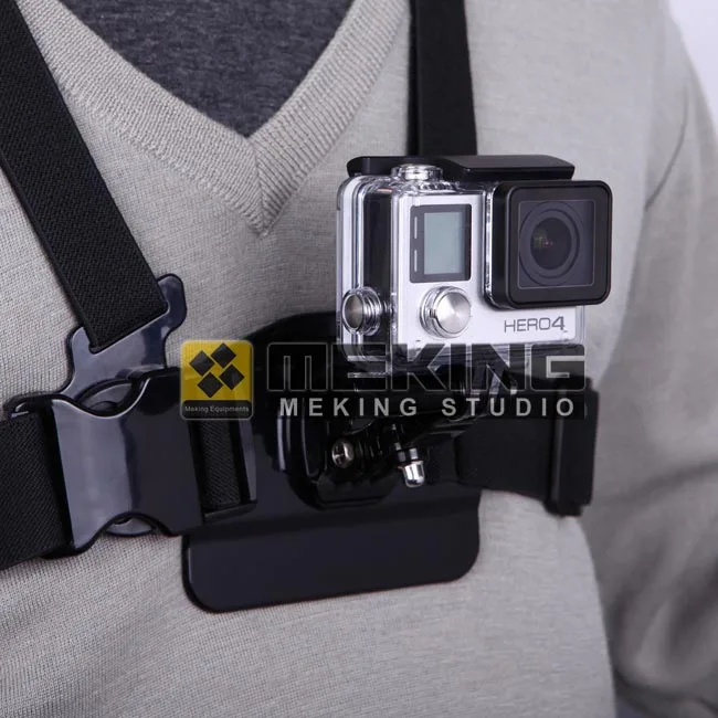 Gopro Регулируемая Младший Chesty Гора Жгут Грудь Корпуса Ремешок Ремень с j-крюк