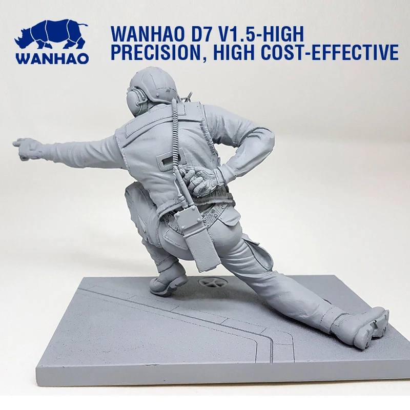 WANHAO водная моющаяся резина для D7/D7PLUS/D8 3D принтера 1 литровый пакет высокое