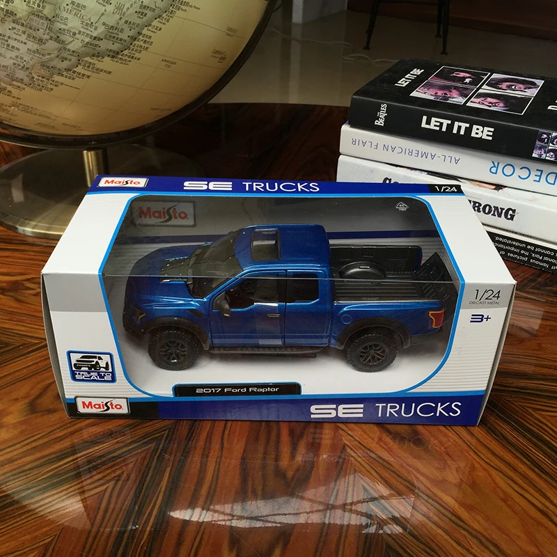 Специальный литой металлический Ford F150 Raptor Skin Suv Коллекционная модель для
