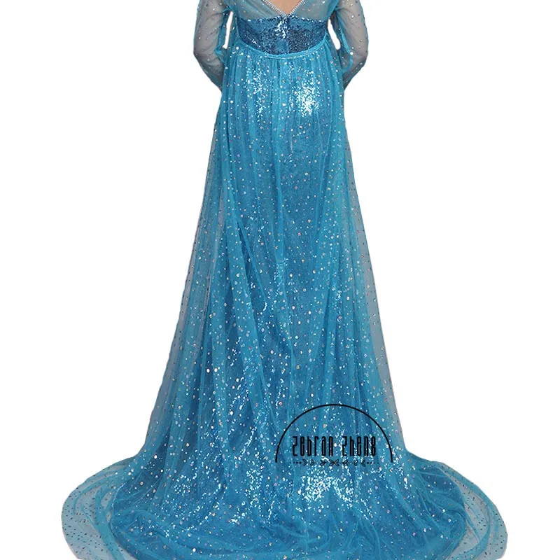 Карнавальный костюм королевы фильма Эльзы модное платье на Хэллоуин для женщин и