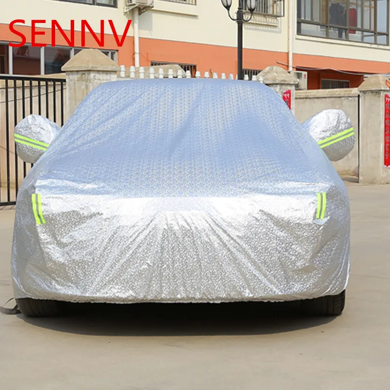 SENNV Водонепроницаемый полный автомобилей Обложки солнце пыли защита от дождя