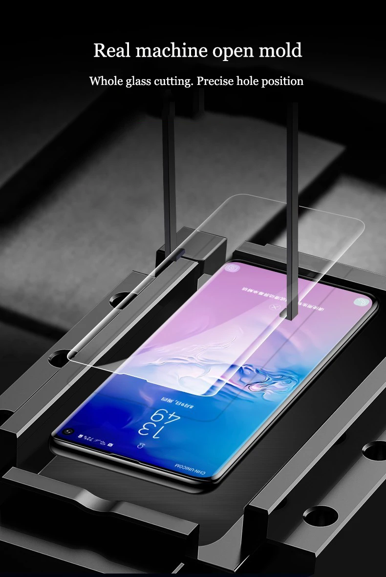 УФ нано жидкий клей протектор экрана для samsung Galaxy S10 5G S8 S9 S10 Plus Note 10 pro 8 9 s7 edge защитное закаленное стекло