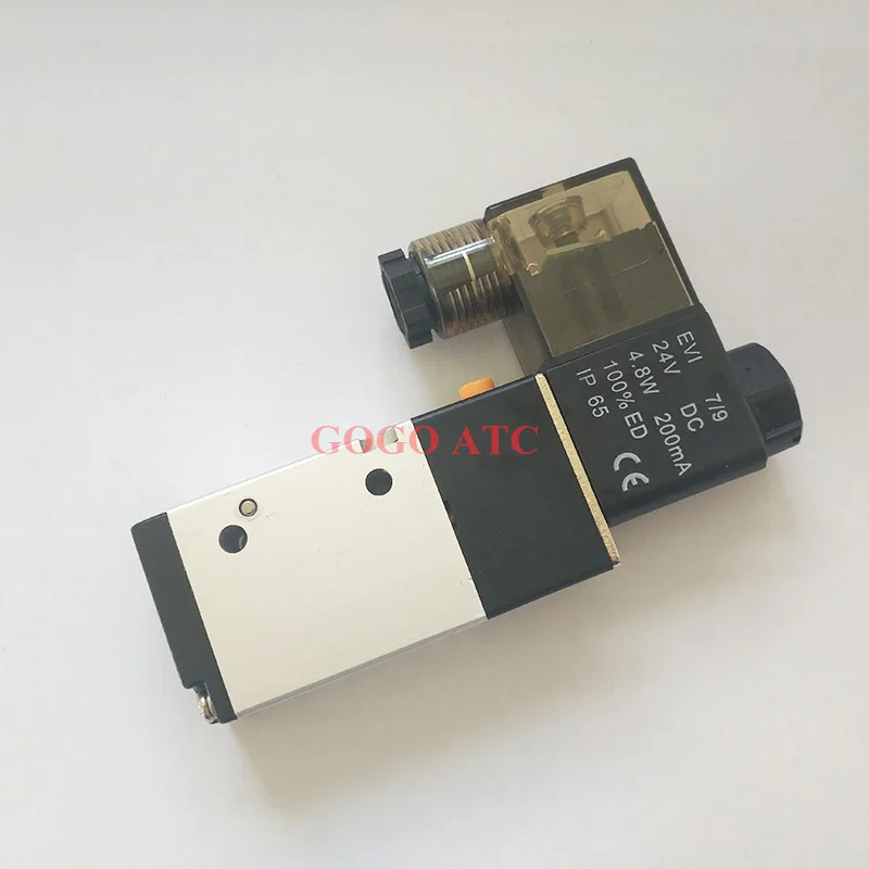 Пневматический электромагнитный клапан GOGO 3V210 06 08 порт NO/NC 1/8 дюйма 1/4 24 в