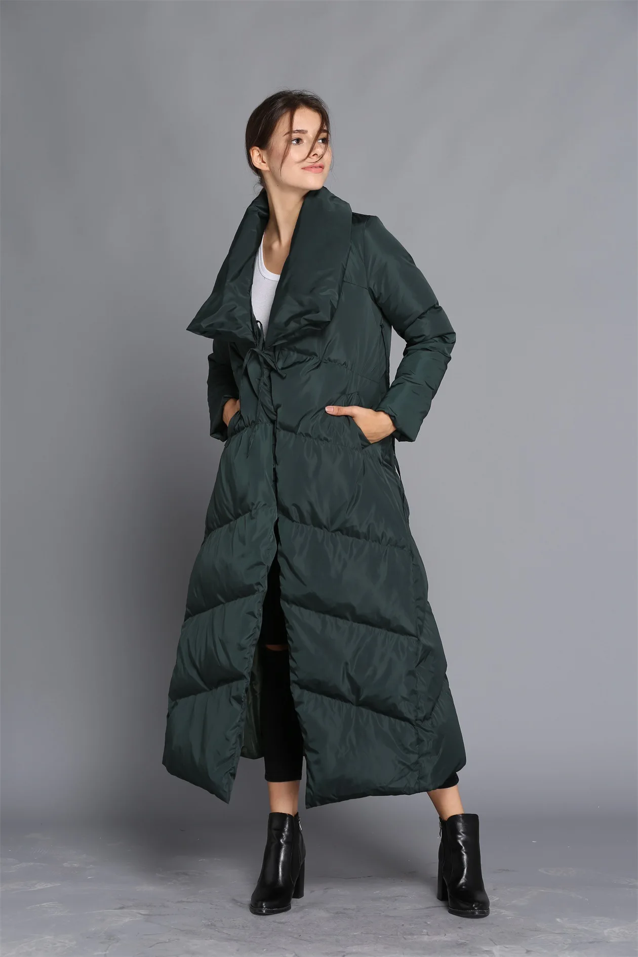 CIVICHIC Новая модная зимняя теплая одежда плащ для выражения личности: плотный