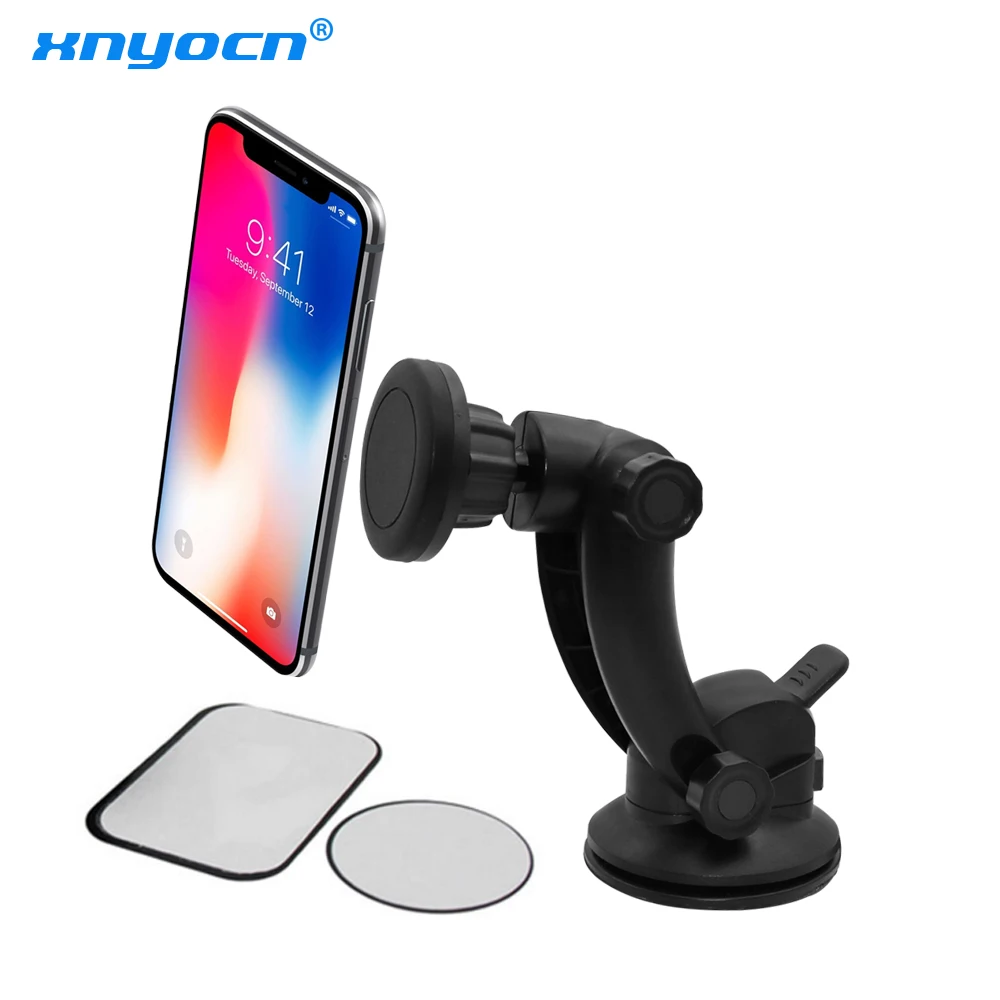 Магнитный автомобильный держатель для мобильного телефона Xnyocn iPhone 7/6/Samsung S9