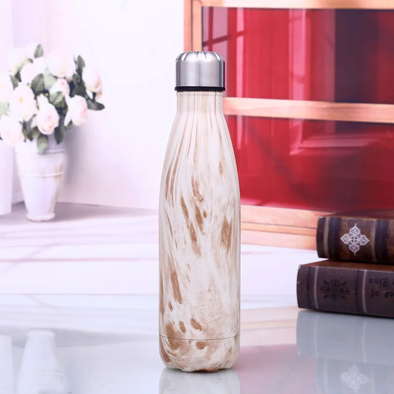 Творческий свободная вода bpa бутылки изотермическая чашка Нержавеющая сталь пива Чай Кофе термос Портативный путешествия спортивные бутылки для воды