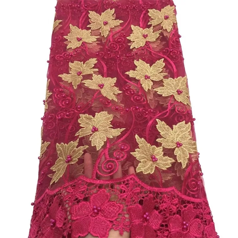 2019 Latest French Laces Fabrics High Quality Tulle African Fabric For Wedding Nigerian Net Lace Material Free shipping | Дом и сад