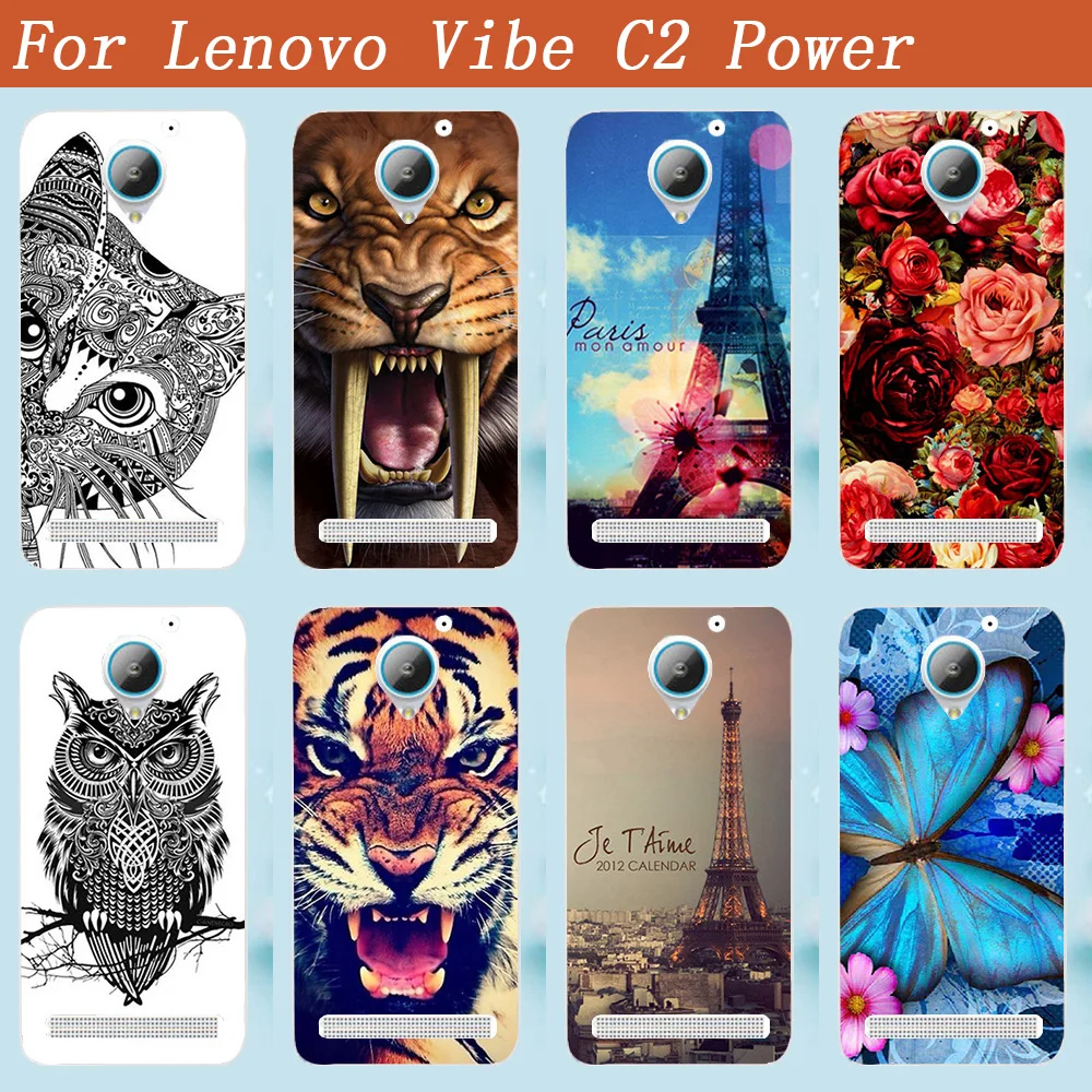 Высокое качество Новые узоров Модный чехол защитный для Lenovo Vibe C2 Мощность смарт