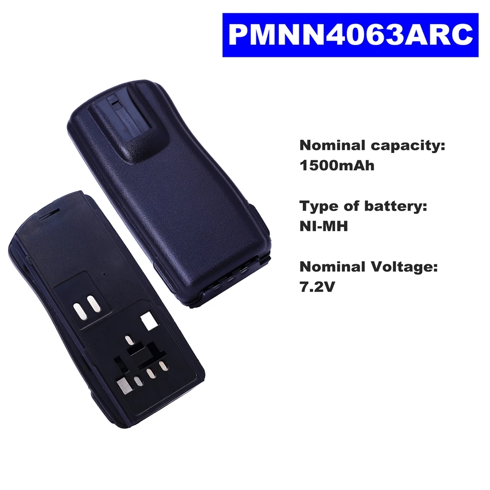 7.2V 1500mAh NI-MH Radio Battery PMNN4063ARC For Motorola Walkie Talkie GP2000/2000S/2150 Two Way Radio