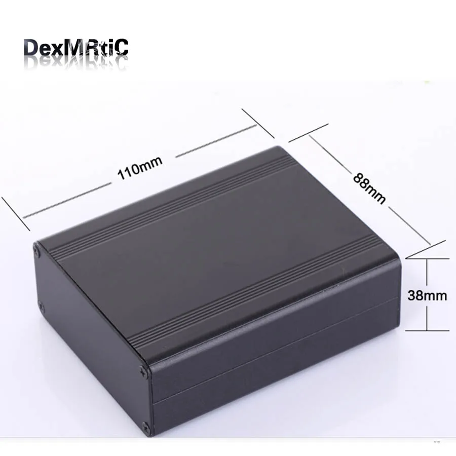Алюминиевый корпус Корпус для электрического проекта PCB shell box 88 (3 46 &quot) X38 (1 49&quot)
