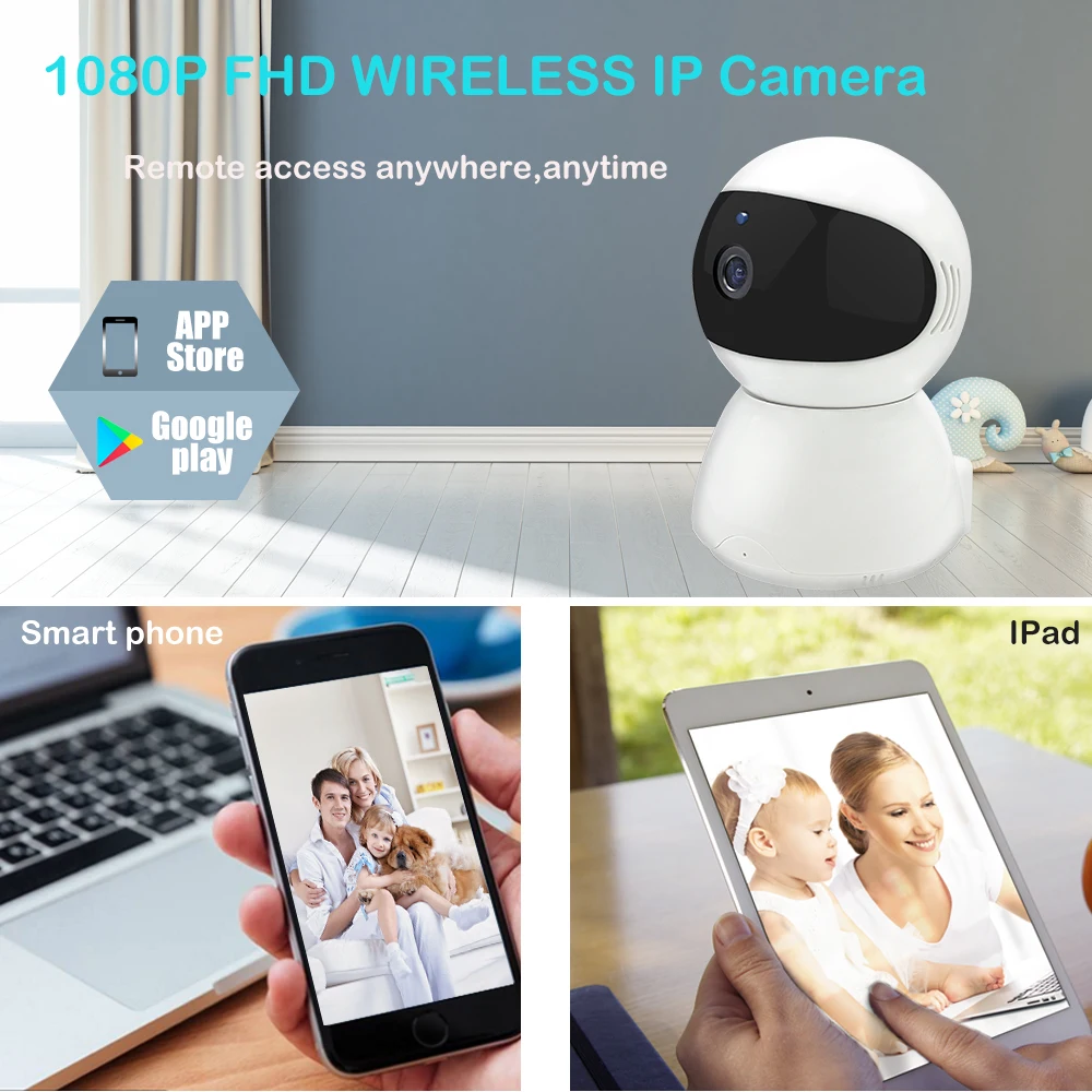 SUNCHAN HD 1080 P проектор для домашнего безопасности IP Камера двухстороннее аудио