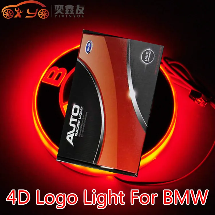 YIXINYOU 4D холодный светильник для BMW E46 E39 E60 E36 E90 F30 F20 F10 E30 e34 E38 E53 E87 X5 E70 E83 led эмблема