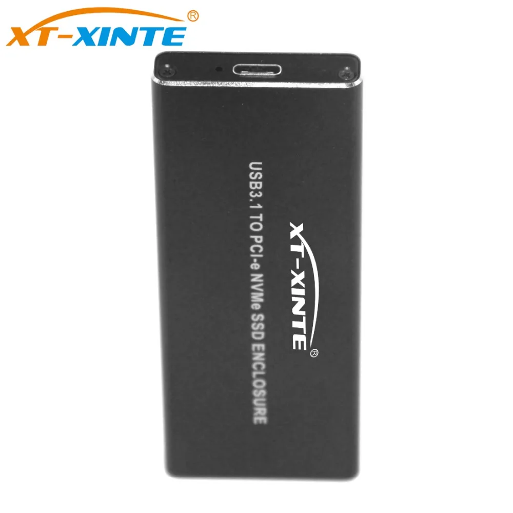 Алюминиевый сплав USB3.1 к PCI-E NVME NGFF M.2 SSD M ключ HDD корпус с типом C до типом C кабель радиатор отверстие для ПК рабочего стола