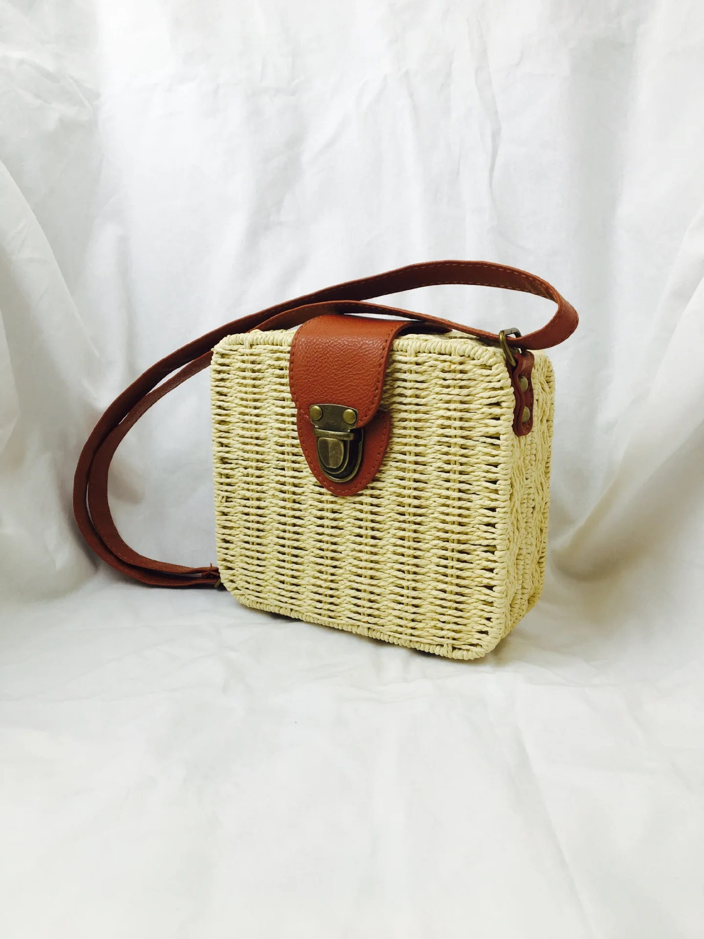 Летняя круглая Соломенная Сумка Пляжная bolso mimbre paja Плайя sac paille rieten tas torebka wiklinowa osier verano Женская плетеная Сумка
