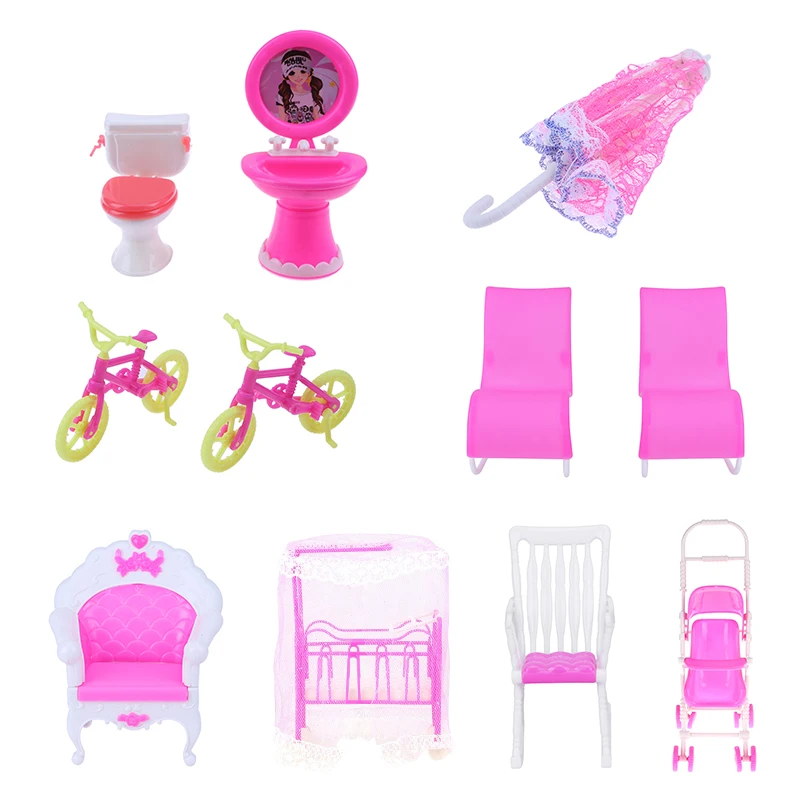 1 шт. мини кукольный домик мебель украшение для комнаты кресло качалка Зонт