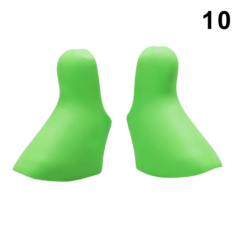 10 speed green Новинка, 1 пара, чехол для велосипеда, силиконовый рычаг переключения ручного тормоза, чехол для 10/22 speed SRAM - Цвет: 10 speed green