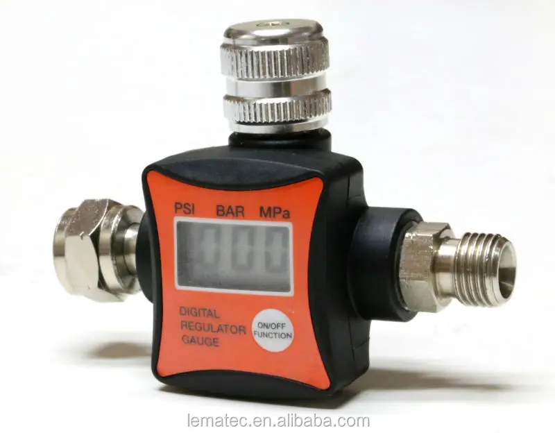 

LEMATEC Digital Air Regulator Air Pressure Flow Regulator 150 PSI For Spray gun Paint Air tool Digital 1/4" Air Accessory