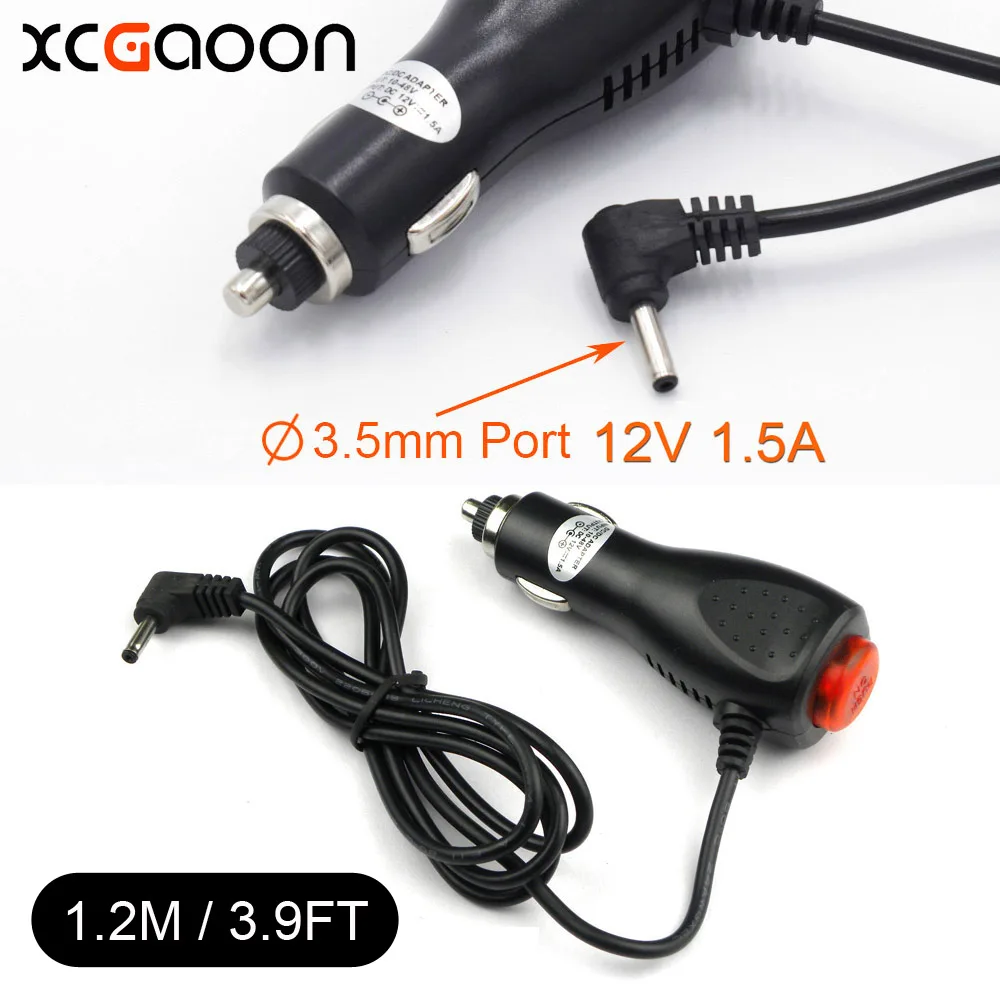 

XCGaoon 10 piece 3.5mm port Car Charger for Radar Detector / Car DVR Camera, input DC 10V-48V Output DC 12V 1.5A fit Car & Truck