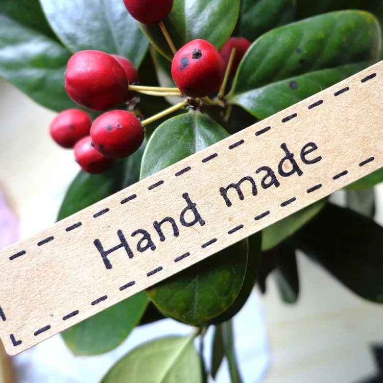 120 шт. наклейки ручной работы в горошек для упаковки тортов | Канцтовары офиса и