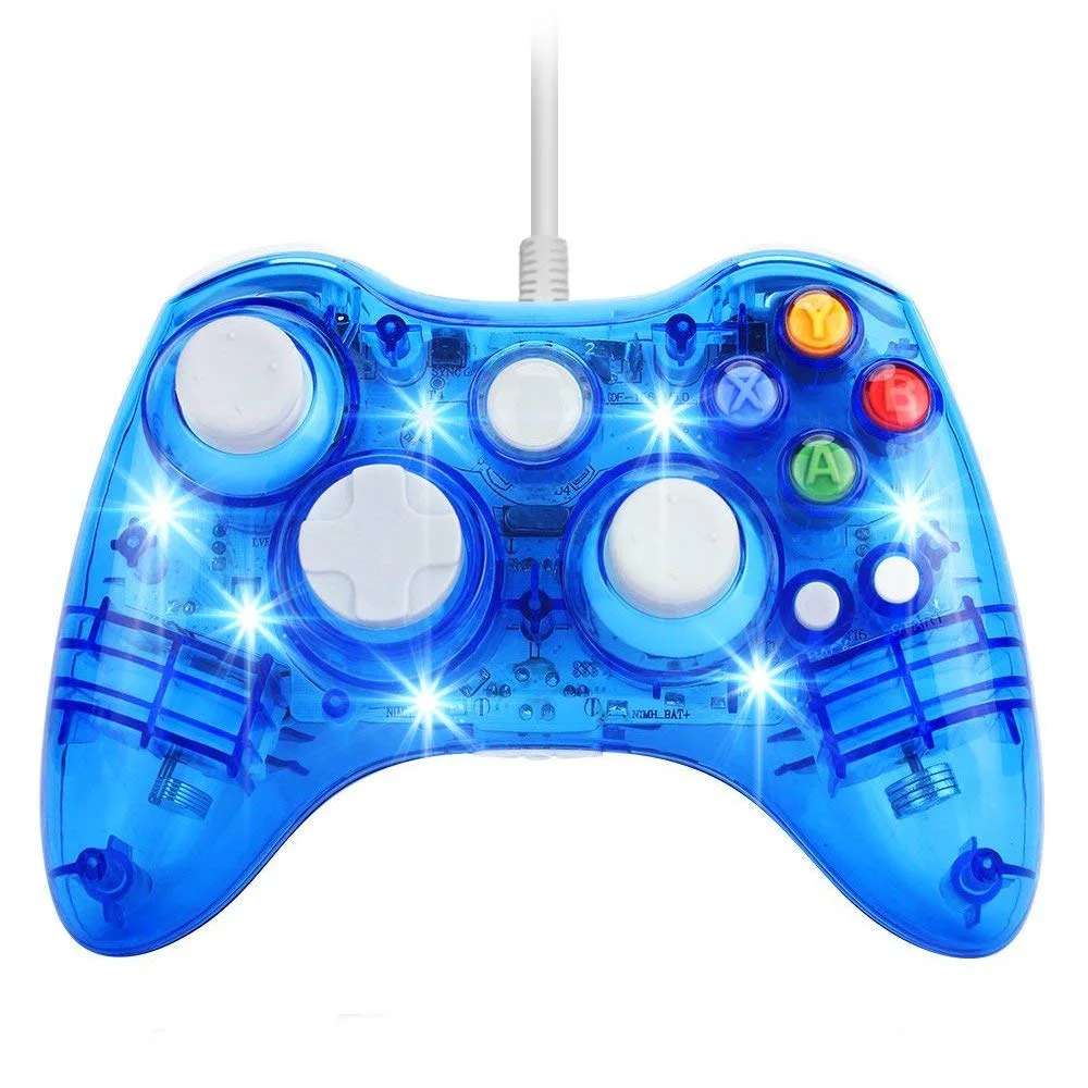 Геймпад для xbox 360 проводной USB игровой контроллер для xbox 360 Проводная ручка игровой джойстик для xbox 360 игры и ПК контроллер джойстика