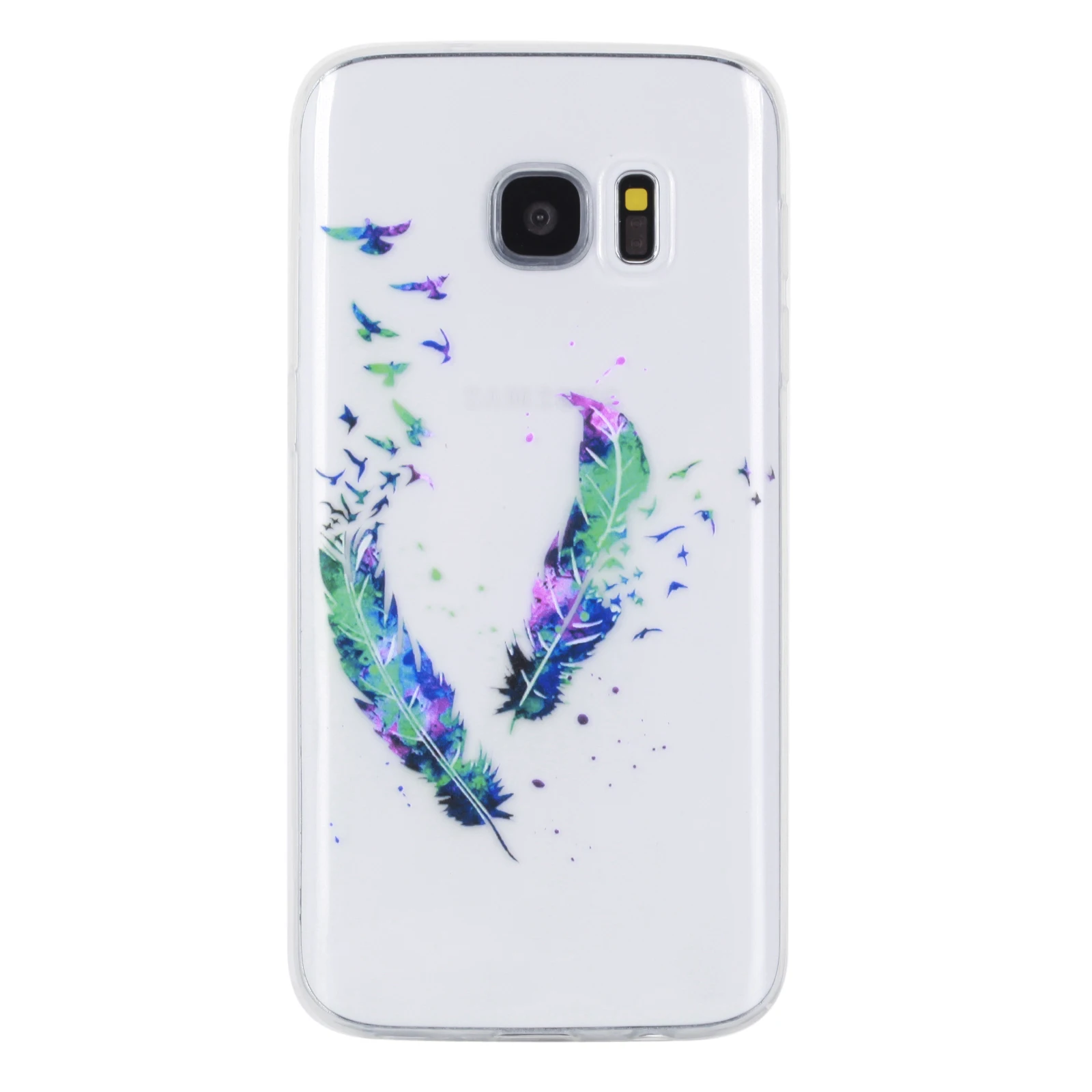 Soft TPU Silicone Case For Samsung Galaxy S7 G930 Cute paint Cover S 7 Phone Shells for samsung g930 g 930 cases |