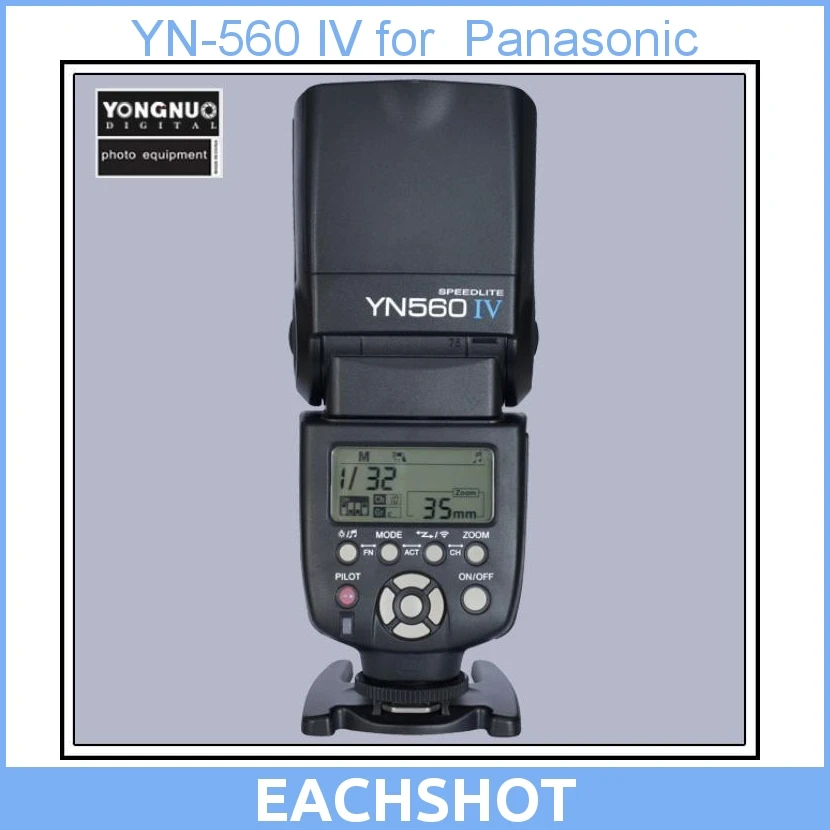 

Yongnuo 2,4 GHz Speedlite YN-560 IV Flash Speedlite для Panasonic G10GK, GH2GK, GH1GK, G2GK, G1GK, G1GK, GF2GK, GF1GK