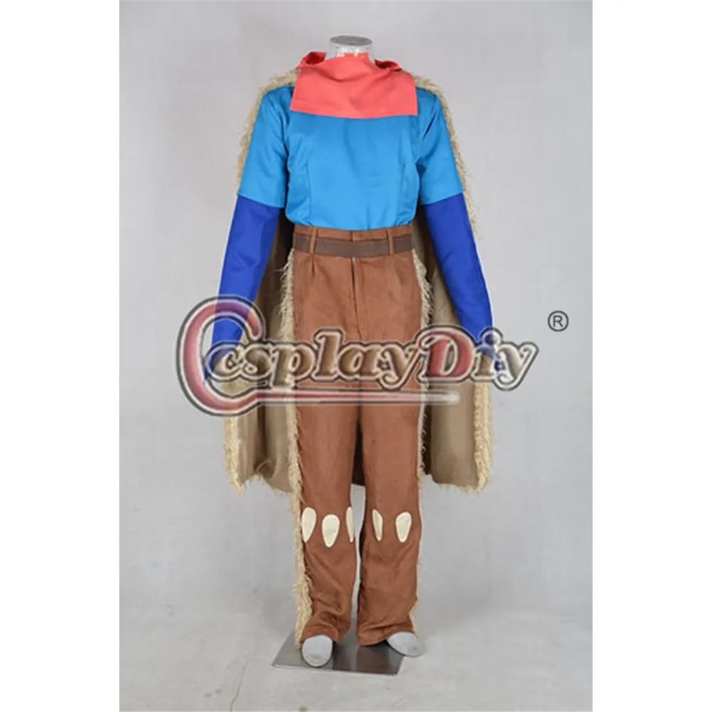 Cosplaydiy принцесса Mononoke фильм Ashitaka косплей костюм Взрослый наряд для косплея на