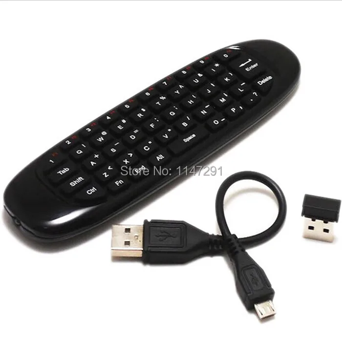 C120 Fly Air Mouse Gyroscope USB receiver 6 Axis Sensor for Smart Tv Box 2.4G Wireless Remote Control Game Keyboard | Электроника