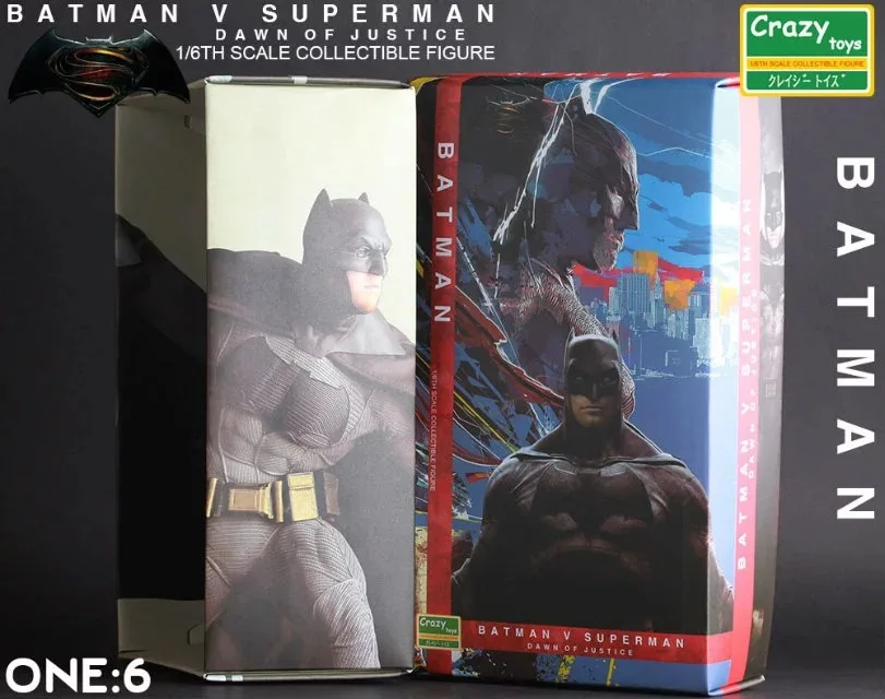 Сумасшедшие игрушки Бэтмен против Супермена Рассвет Справедливости 1:6