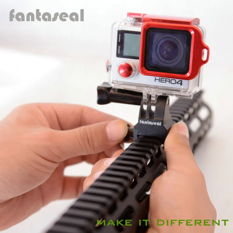 Пикатинни пистолет рейка страйкбол пистолет адаптер для GoPro SJCAM sony Garmin Eken Экшн-камера стрельба пистолет Охотничья винтовка лазерное крепление