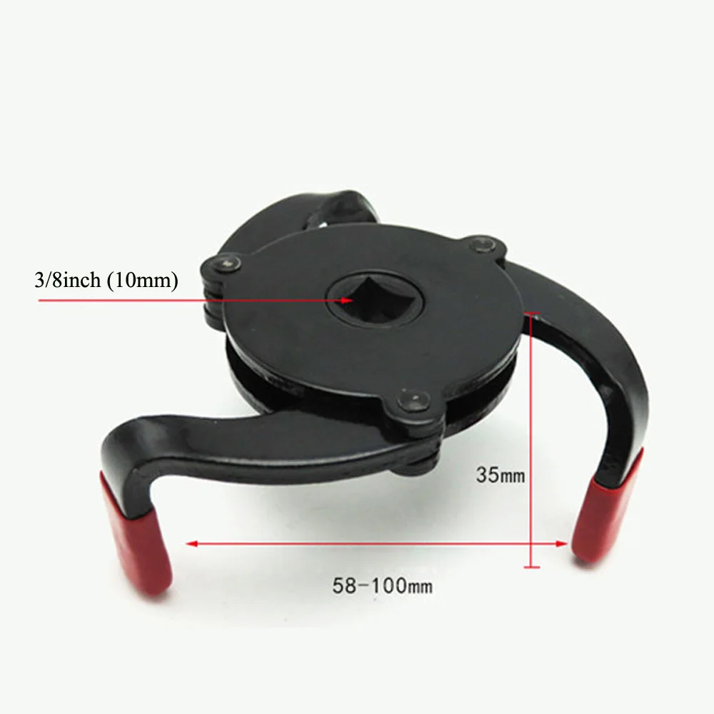 

High Oil Filter Wrench Carbon Efficiency Auto Remover 3-Jaw Auto-Adjust Replacement