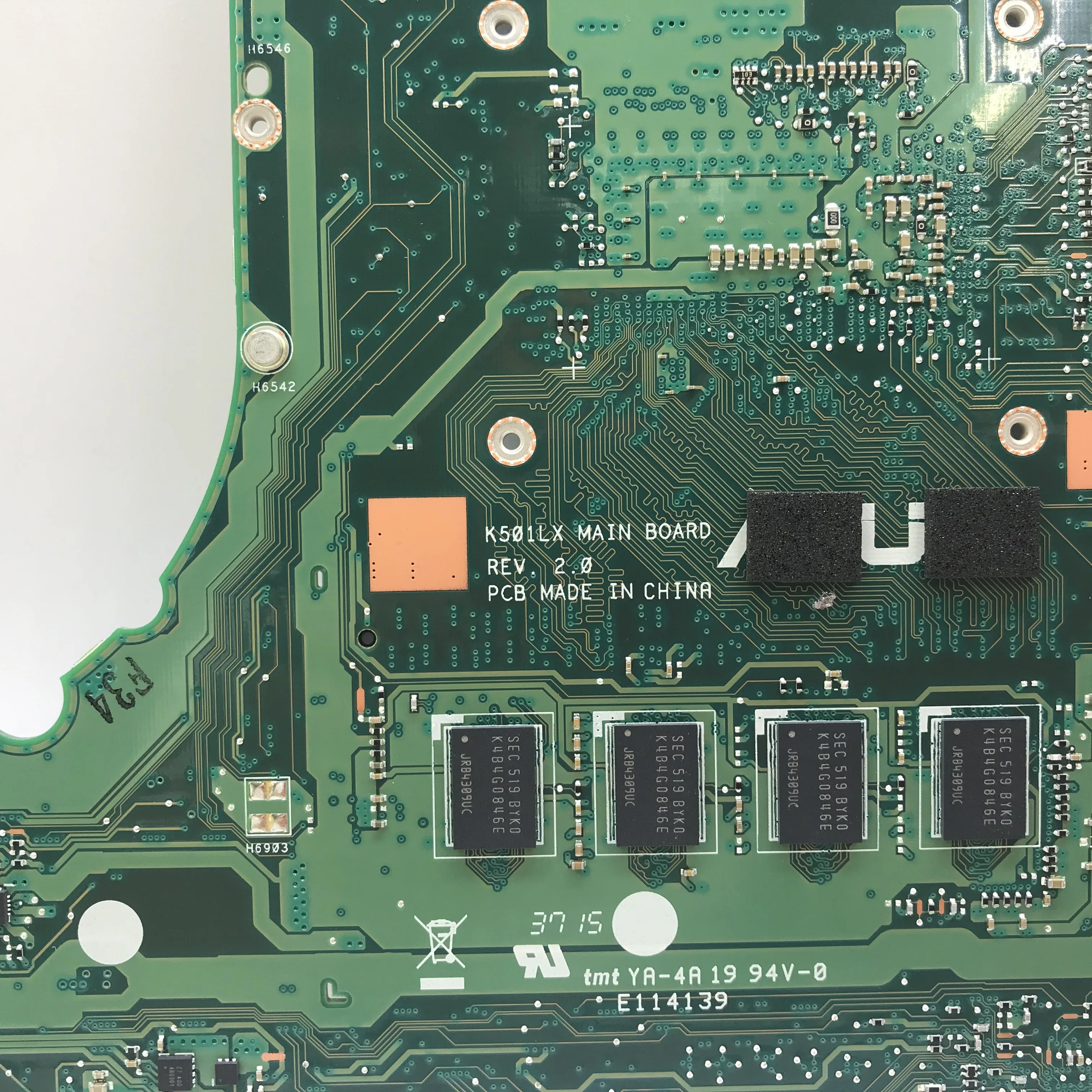 Kaufen KEFU K501LX Motherboard Für ASUS K501LN K501LB A501L K501L V505L Mainboard I7-5500U 4G RAM GTX940-2GB Motherboard Test Arbeit 100%