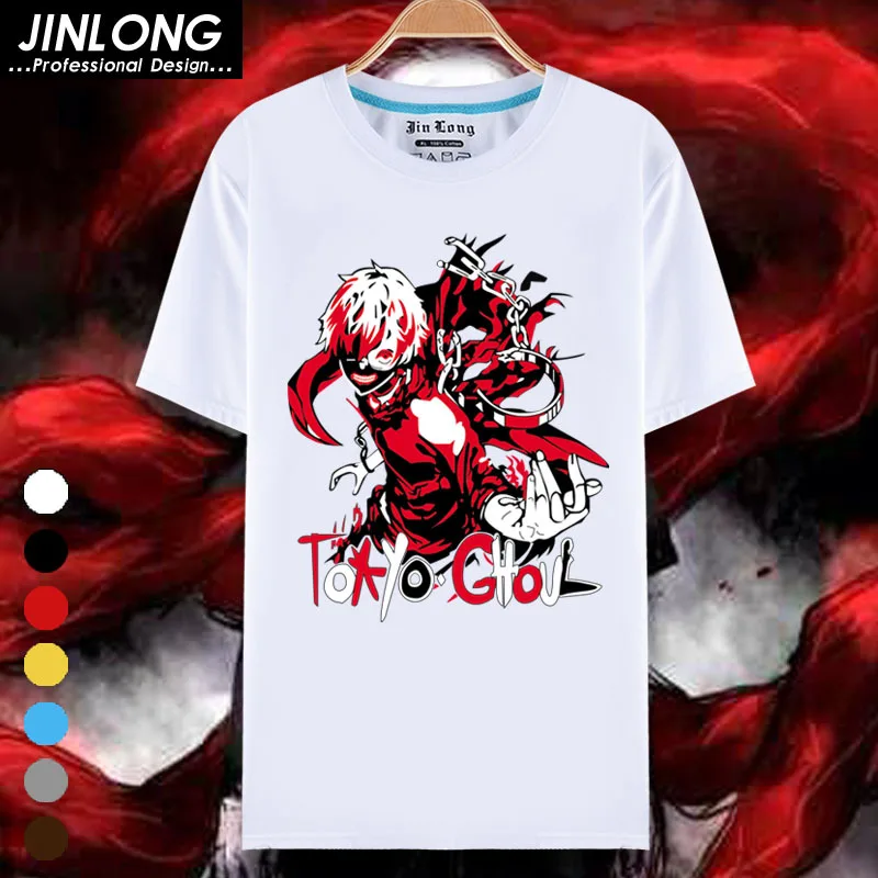 Горячие Новый костюм Токио вурдалак футболки Японии аниме печатных Футболки
