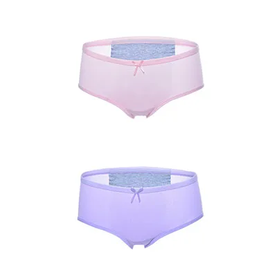 2pc/1pcs Menstrual Period Cotton Panties Ladies Healthy Physiological Leak Proof Underwear Lengthen the Broadened Female Brief - Цвет: Pink and purple