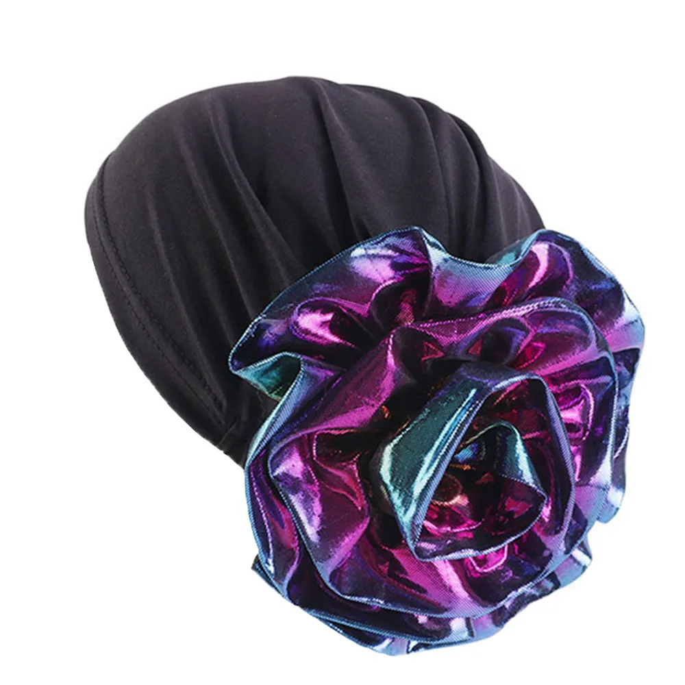 

Women Laser Color Turban Chemo Cap Wrap Headscarf Headwear Headwear