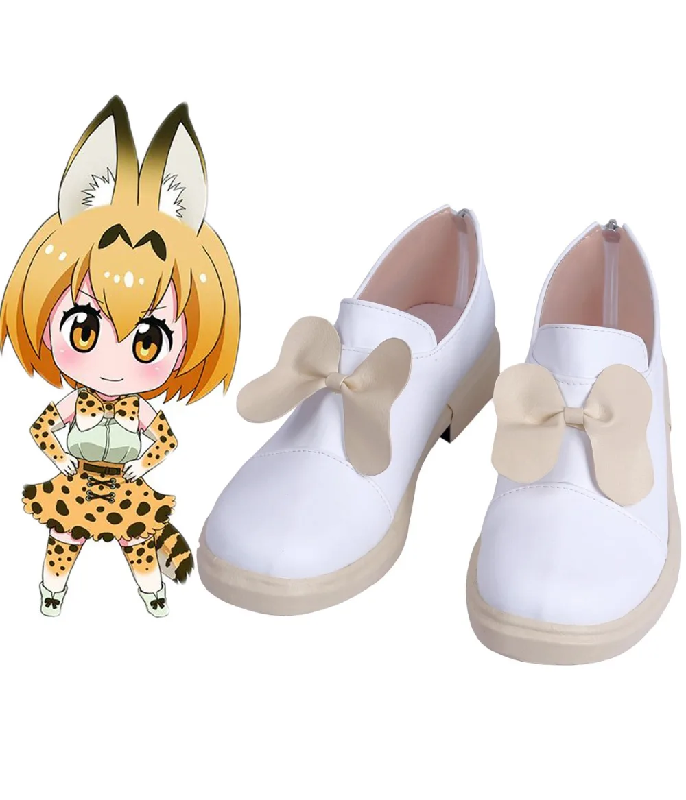 

Kemono Friends Serval Cat Cosplay Boots Shoes Custom Made