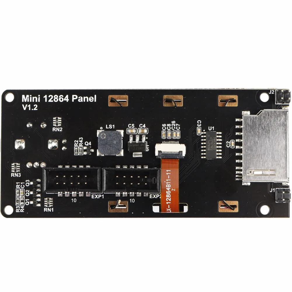 Аксессуары для 3D принтера MINI12864 ЖК дисплей мини 12864 смарт 128x64 5 В поддержка Marlin