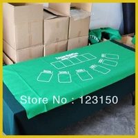 zb 004 non woven fabric texas holdem table cloth green felt 90180cm