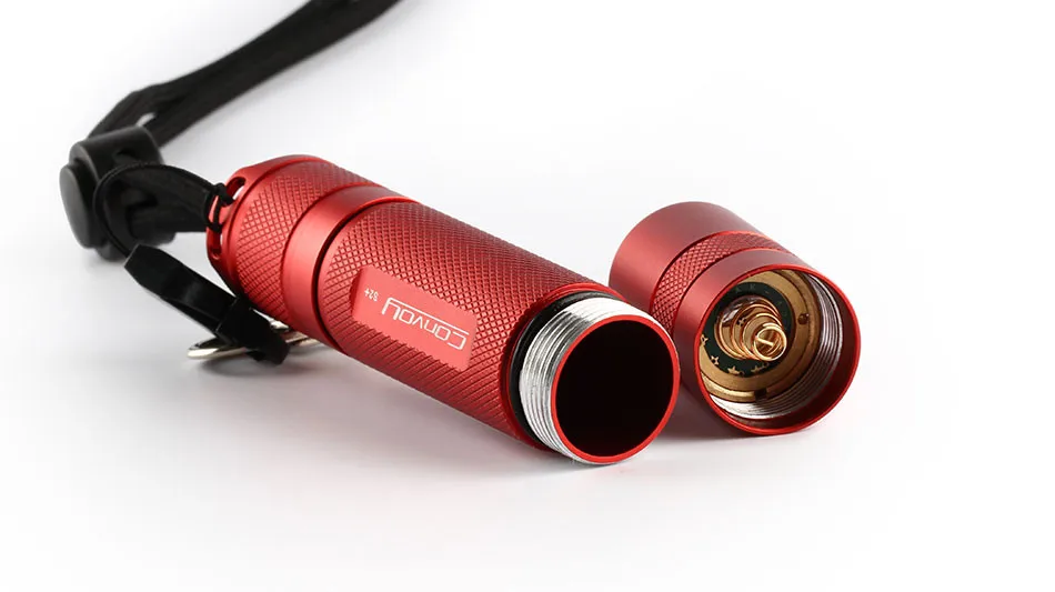 Convoy S2+ красный L2 U2-1A EDC светодиодный светильник фонарь для самообороны походный светильник для велосипеда подарок для девочки