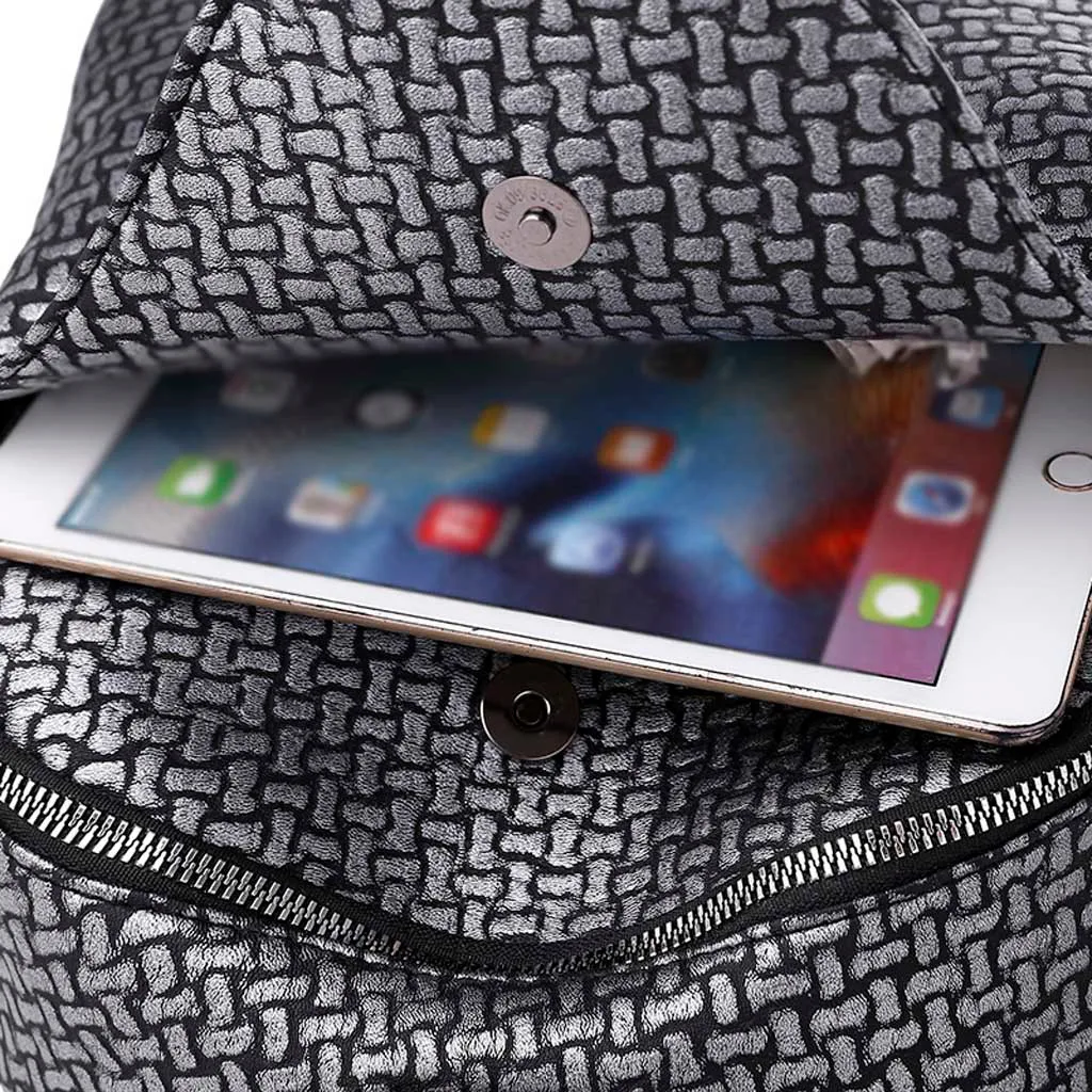 Рюкзак на плечо женский из экокожи модный ранец каждый день вместительная сумка