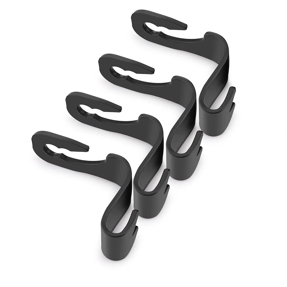 ONEVER 4 шт. Творческий заднем сиденье автомобиля Крючки одежда Вешалки Организатор