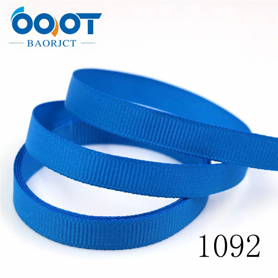 OOOT BAORJCT 181010 10 ярдов/партия, 125 цветов s можно выбрать 10 мм одноцветные корсажные ленты, Подарочная упаковка DIY материалы ручной работы - Цвет: 1092