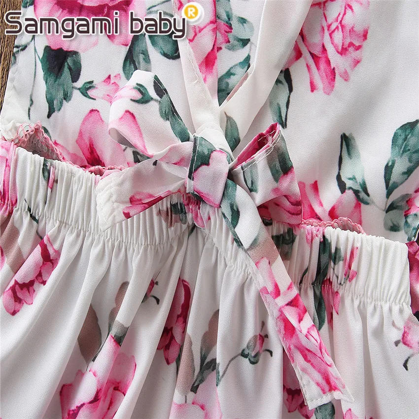 SAMGAMI/Летняя одежда для маленьких девочек реквизит фотосессии кружевной