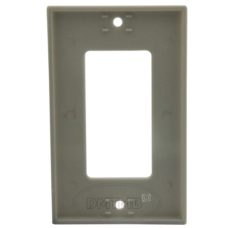 120 type 1 gang лицевая пластина настенная с 114X70 мм и серым цветом|face plate|wall platewall face plate |