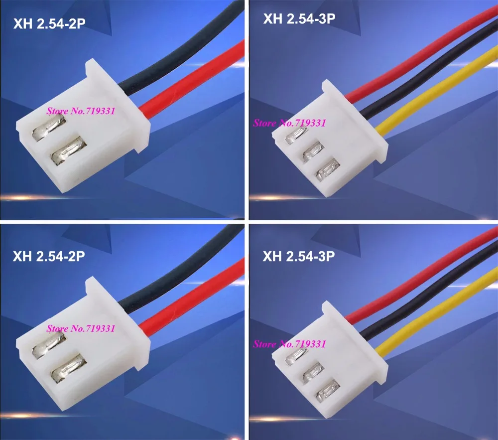 10 шт. Micro Mini XH 2 54 мм 3 4 5 6 7 8 9 контактный разъем мама w./проводной|5 pin wire|4 wire4 wire |