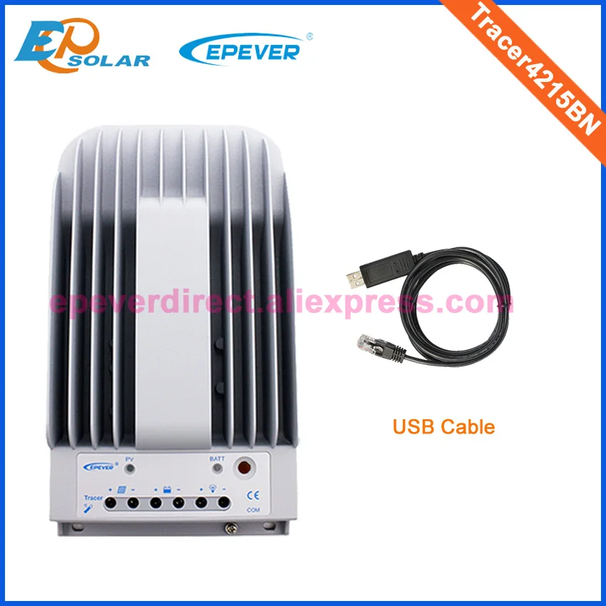 Солнечной tracer mppt Tracer4215BN 40A 40amp с USB кабелем и датчика контроллер батареи для 12 В 520