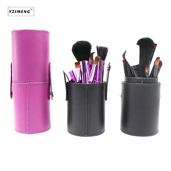 Professional Makeup Brushes 12Pcs Set Kit Make Up Brushes set Beauty Blush Brushes Eyeshadow Eyebrow Eyeliner Pencil with PU Box