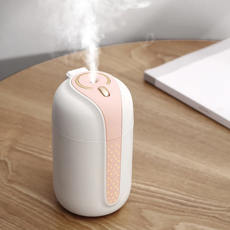 New Large-Capacity Spray Small Comet Humidifier Home Desktop Usb Mini Charging Wireless Pink | Бытовая техника