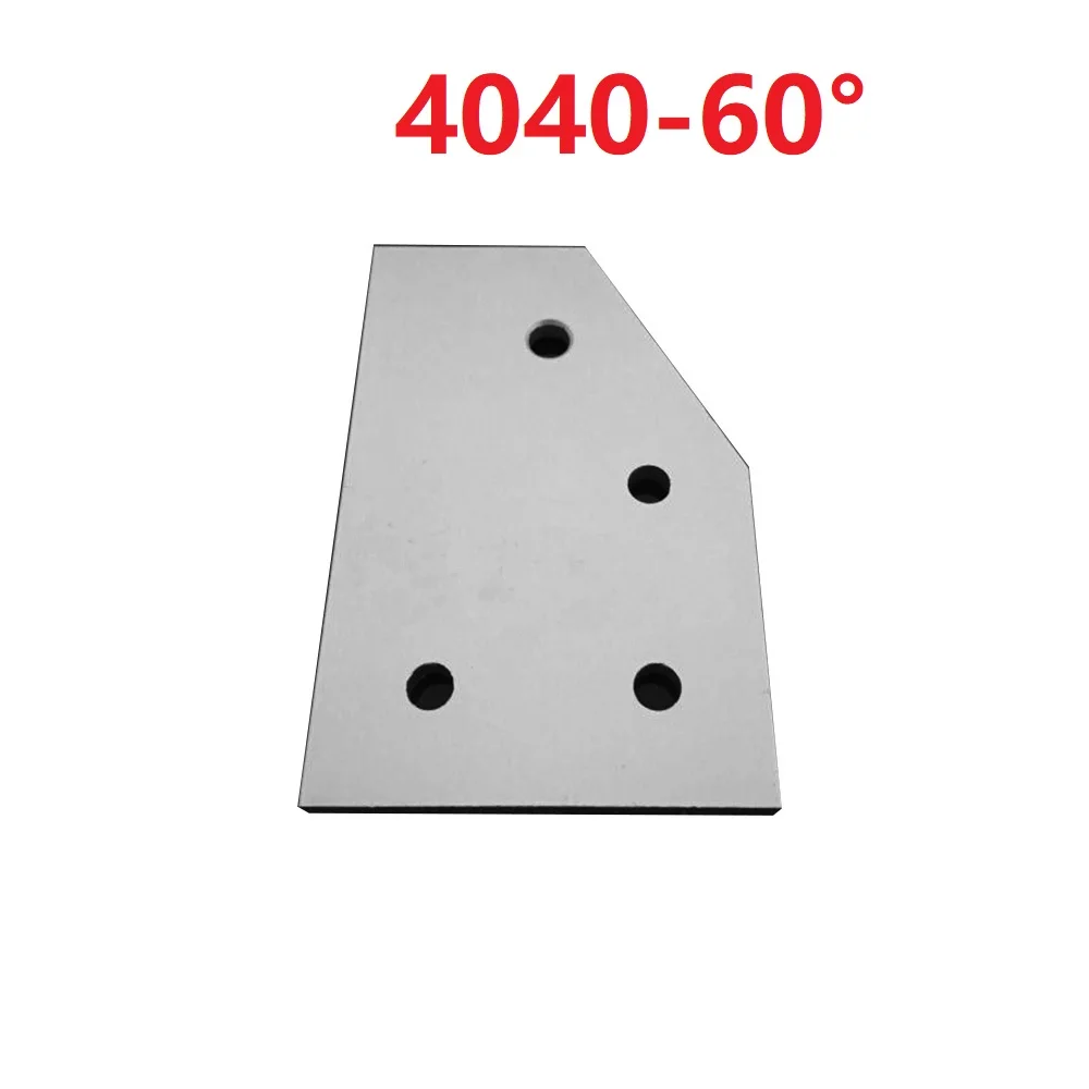1PCS 15/30/60 degree 4040 Strengthen Plate Joint Board Corner Angle Bracket Connection for Aluminum Profile | Обустройство дома